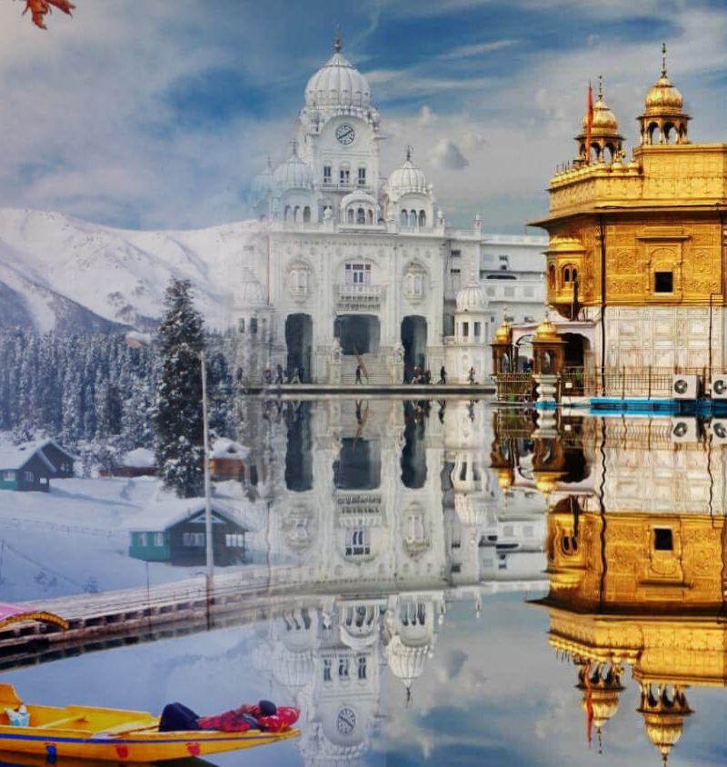 Kashmir with Amritsar domestic tour